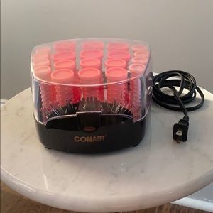 Pink Conair Hot Hair Rollers